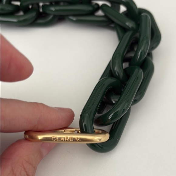 Clare V Shortie Strap 
Fern Resin - Picture 2 of 3